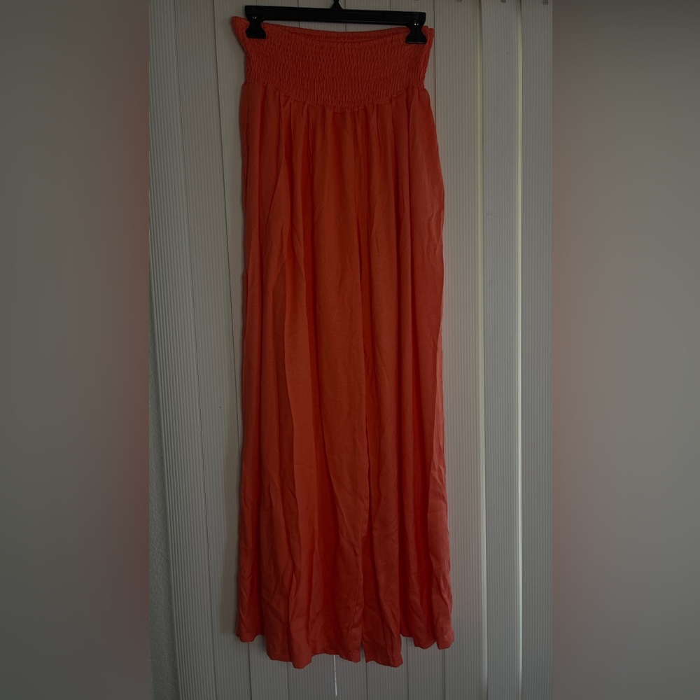 Orange Boho  Pant with Pockets